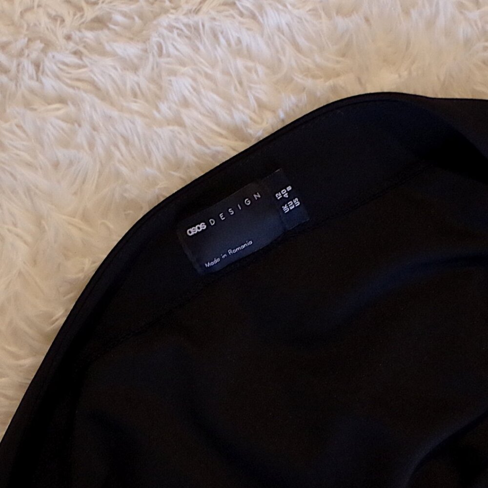 NWT ASOS Fallen Shoulder Mini Dress - Picture 6 of 6